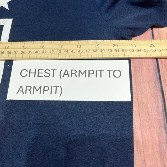 The Nike Tee Blue USA Logo Athletic Cut T Shirt, L - Picture 8 of 10